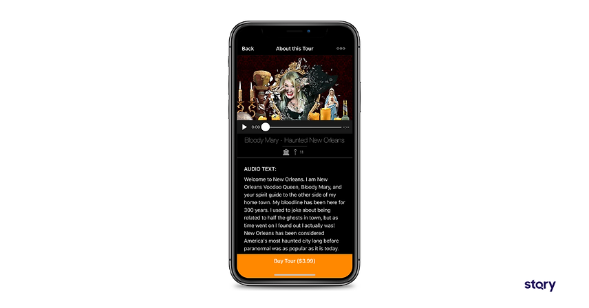 The Bloody Mary Tours App built with STQRY.