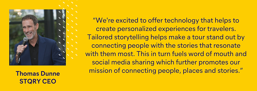Thomas Dunne, STQRY CEO, shares his insights on the power of personalization and social media.